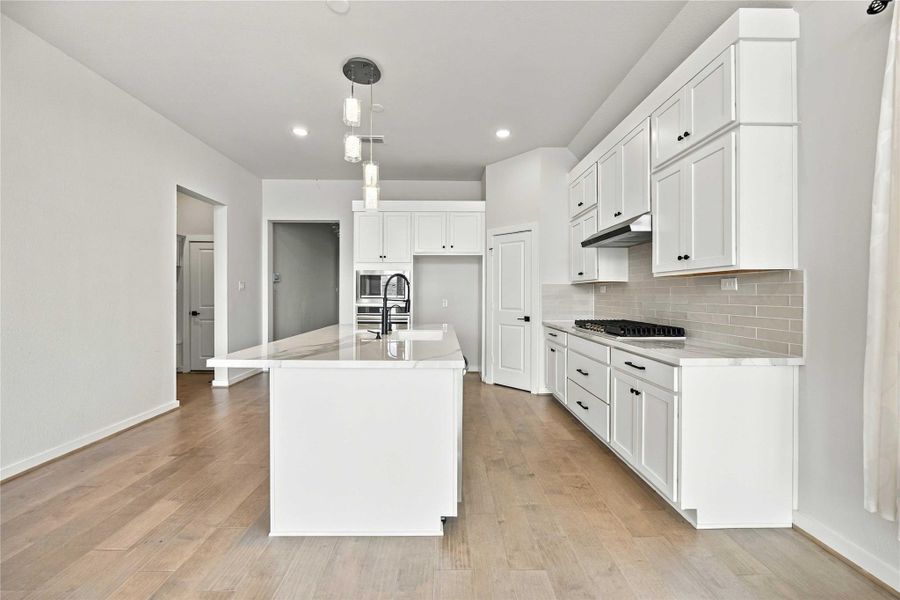 Furnished interior view inside a new home in Elyson 45' & 70', Katy (Image 7).