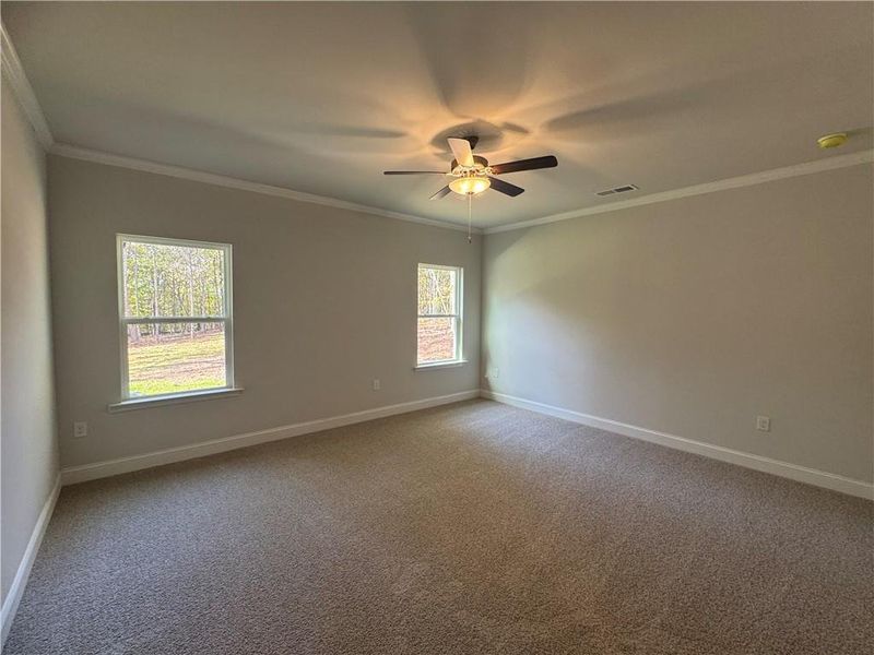 Spacious, unfurnished interior of a new home in The Fields of Walnut Creek, Pendergrass (Image 16).