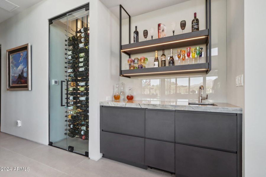 Wine Room and Wet Bar