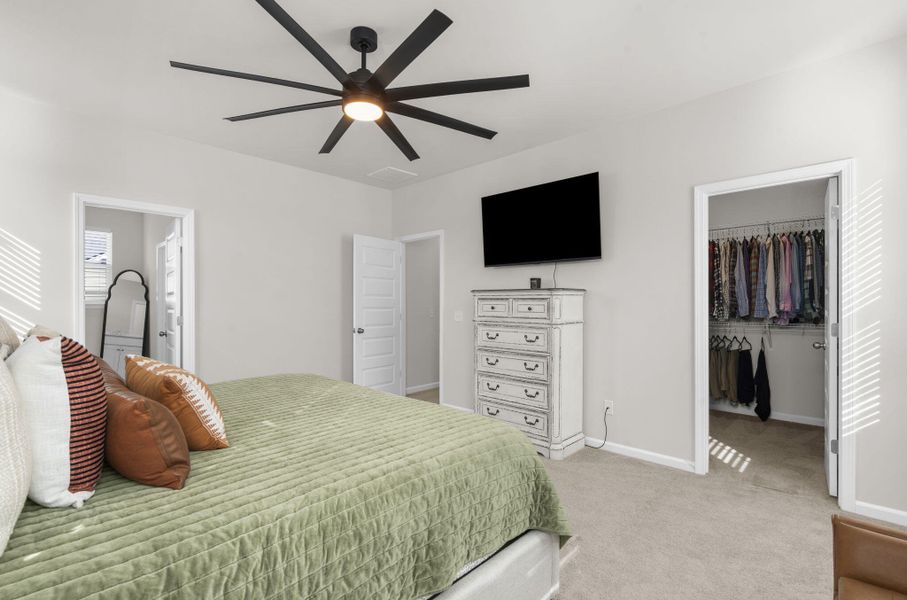 Furnished interior view inside a new home in Heron's Walk at Summers Corner, Summerville (Image 17).