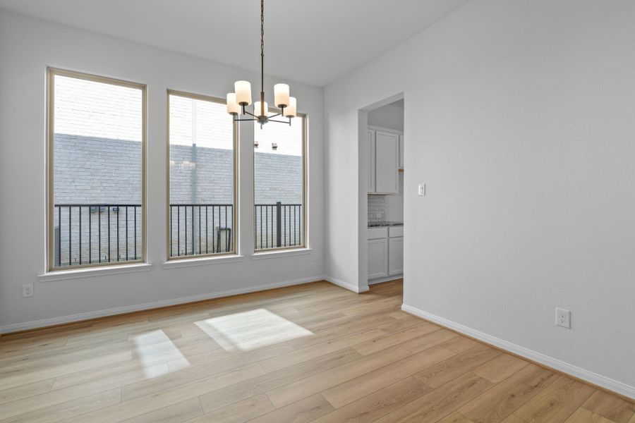 Spacious, unfurnished interior of a new home in Bridgeland 55', Cypress (Image 26).