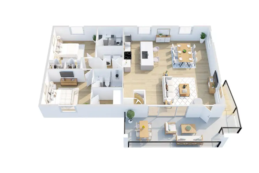 2D floor plan layout of this home in , Wellington, FL (Image 4).