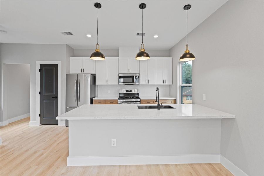 Furnished interior view inside a new home in , Houston (Image 8).