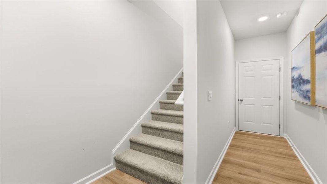 Spacious, unfurnished interior of a new home in Waypoint, Flowery Branch (Image 23). Spacious, unfurnished interior of a new home in Waypoint, Flowery Branch (Image 23).