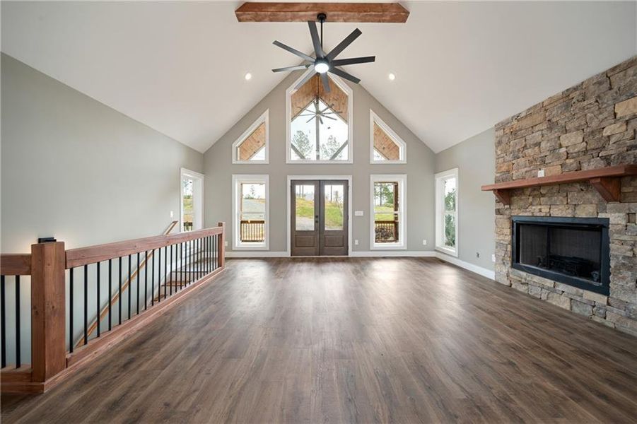 Spacious, unfurnished interior of a new home in , Talking Rock (Image 23). Spacious, unfurnished interior of a new home in , Talking Rock (Image 23).
