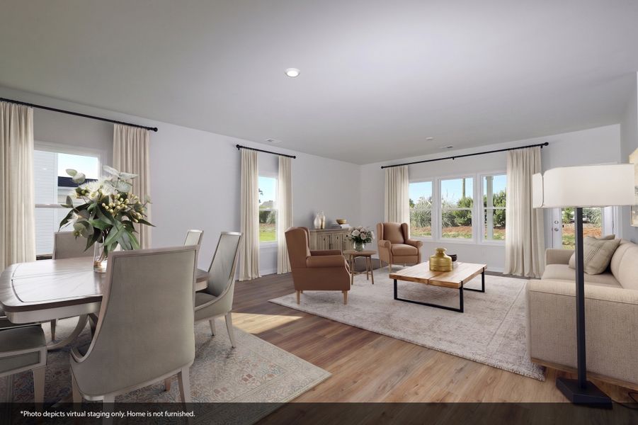 Furnished interior view inside a new home in Allston Park, Calabash (Image 7). Furnished interior view inside a new home in Allston Park, Calabash (Image 7).