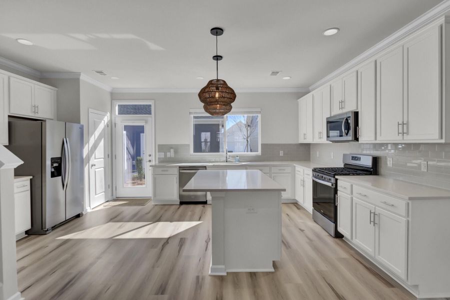 Furnished interior view inside a new home in , Summerville (Image 9).