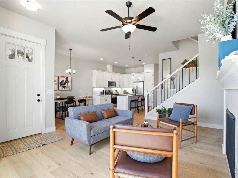 Furnished interior view inside a new home in , Windsor (Image 34).