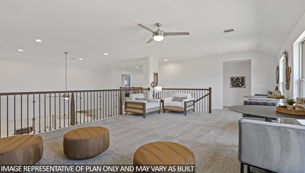 Furnished interior view inside a new home in Mill Creek Estates, Magnolia (Image 33).