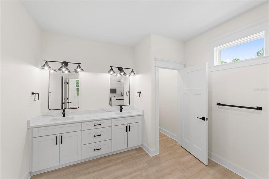 Furnished interior view inside a new home in , Webster (Image 8).