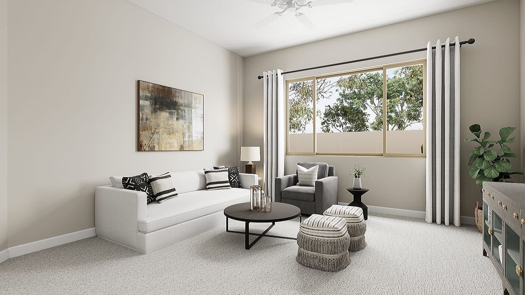 Representative furnished interior of a home built from the Cholla Plan 5541 by Tri Pointe Homes in Blossom Rock, Apache Junction (Image 19).