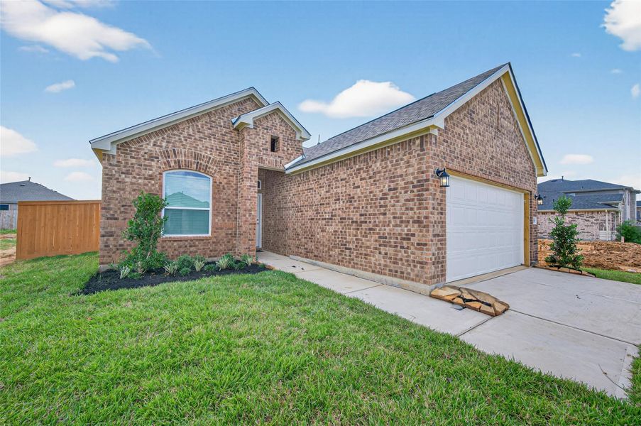 Exterior details and patio area of a home in Cypress Green, Hockley (Image 20).