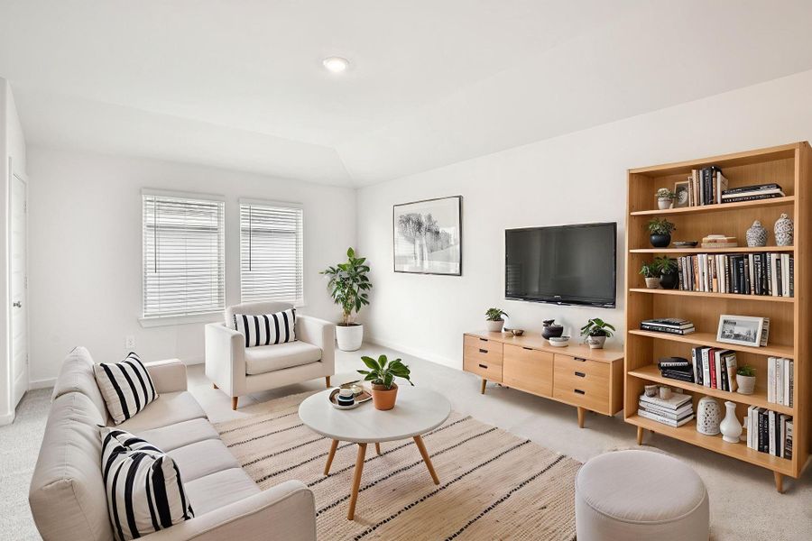 Photo is not of the actual home, but is an inspirational photo of builder’s model home and may depict options, furnishings, and/or decorator features that are not included