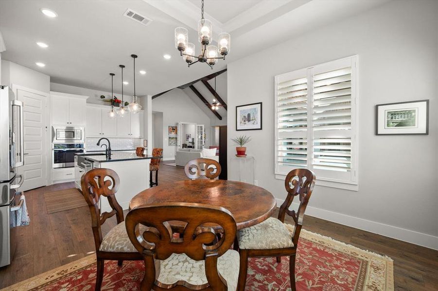 Furnished interior view inside a new home in , Fort Worth (Image 23). Furnished interior view inside a new home in , Fort Worth (Image 23).