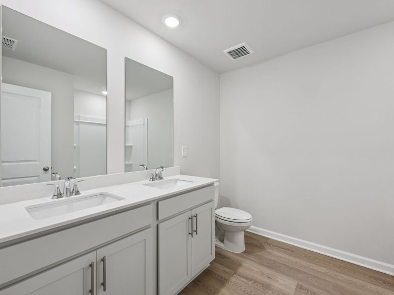 Furnished interior view inside a new home in Parkside at Grayson, Grayson (Image 9).