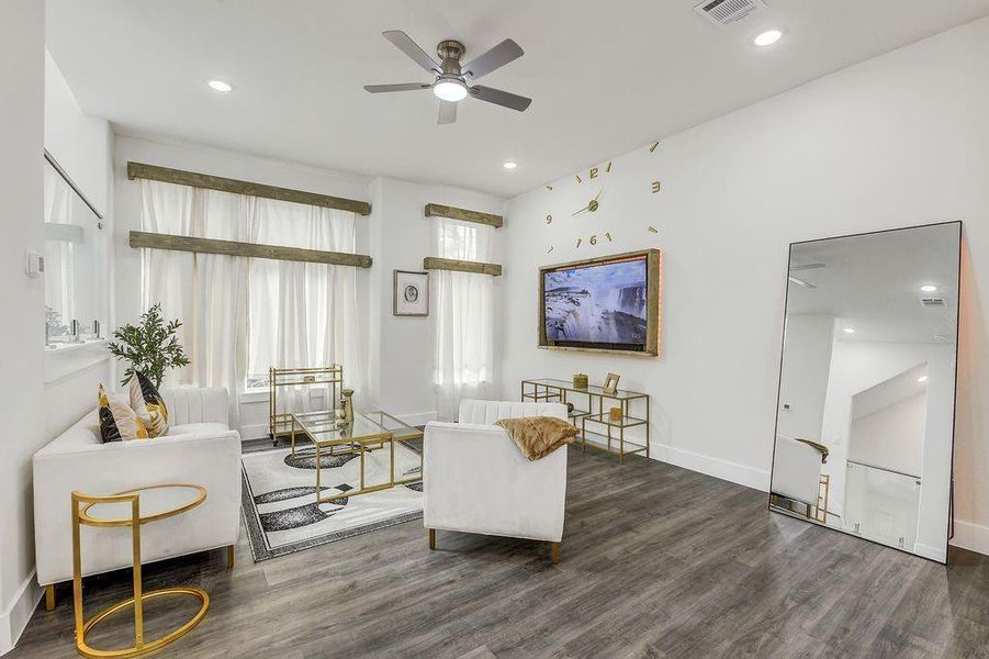 Furnished interior view inside a new home in , Houston (Image 28).