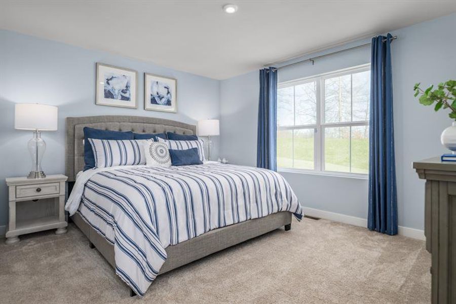 Representative furnished interior of a home built from the Grand Nassau by Ryan Homes in Hope Pointe Townhomes, North Myrtle Beach (Image 14).