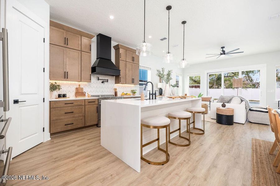 Furnished interior view inside a new home in , Jacksonville Beach (Image 10). Furnished interior view inside a new home in , Jacksonville Beach (Image 10).