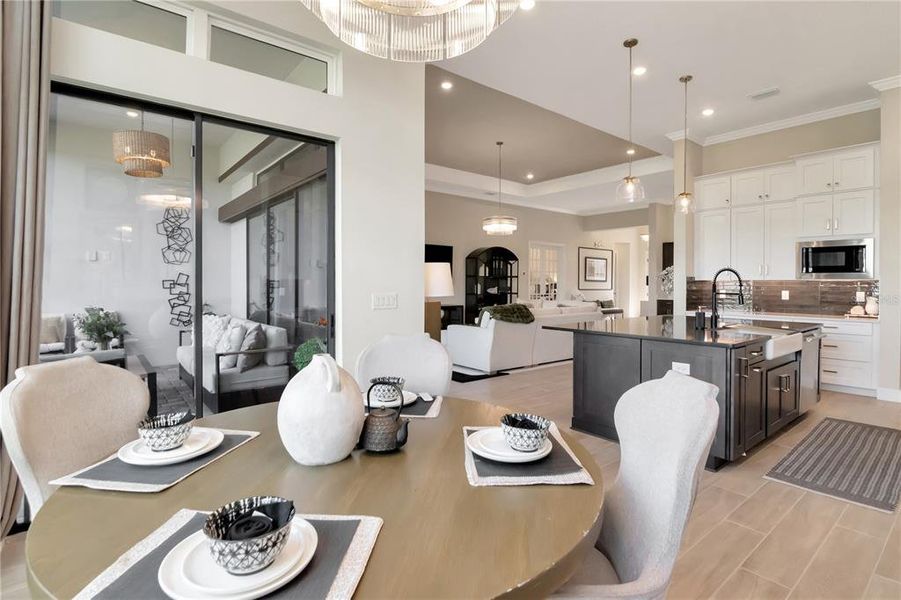 Furnished interior view inside a new home in , Wesley Chapel (Image 30).