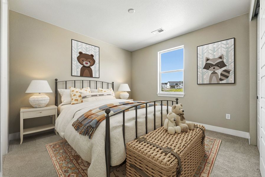 Furnished interior view inside a new home in Hillside at Crystal Valley Destination Collection, Castle Rock (Image 10).