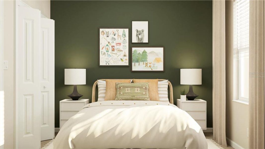 Furnished interior view inside a new home in EverBe, Orlando (Image 6). Furnished interior view inside a new home in EverBe, Orlando (Image 6).