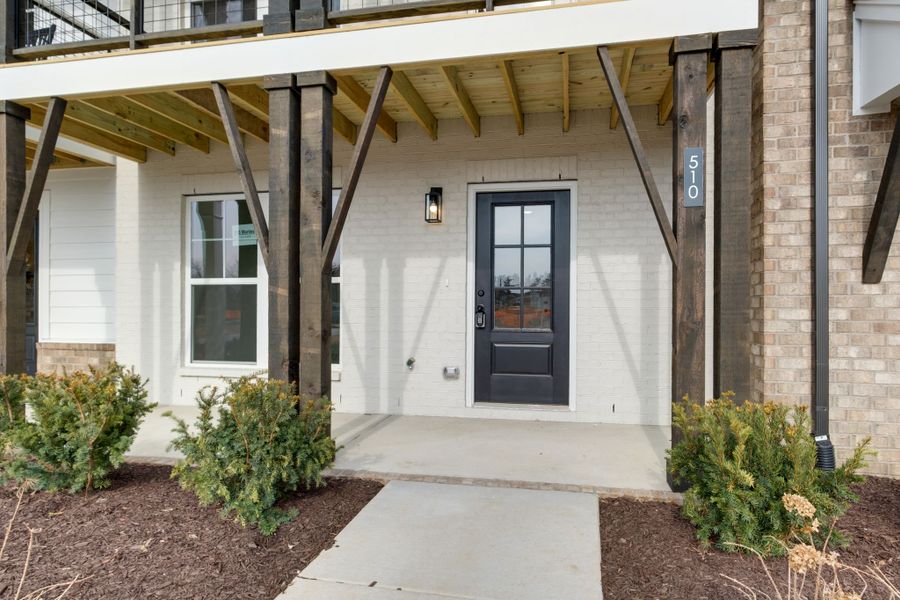 Welcoming Front Entry at The Ingram Townhome