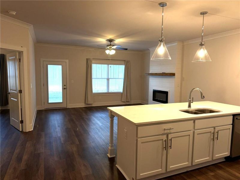 Furnished interior view inside a new home in , Cleveland (Image 3).