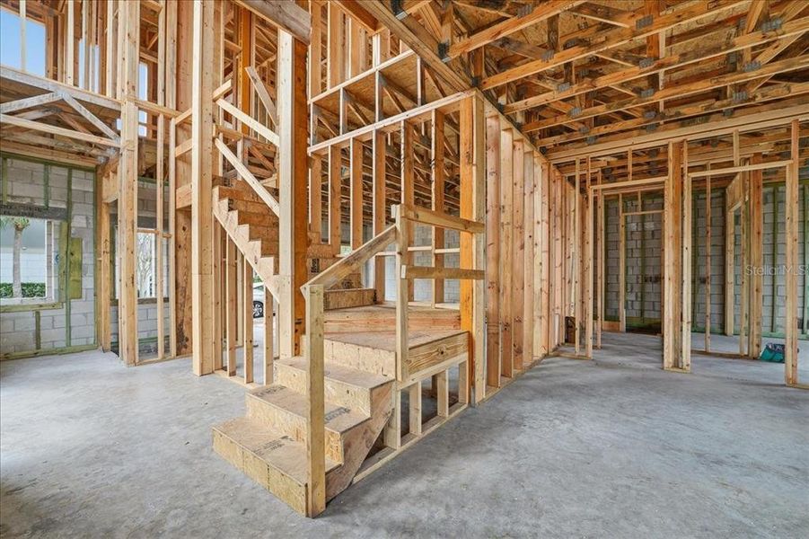 In-progress construction of a new home in , Orlando, FL (Image 40).