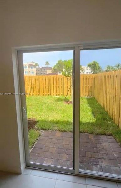 Exterior details and patio area of a home in , Miami (Image 2).