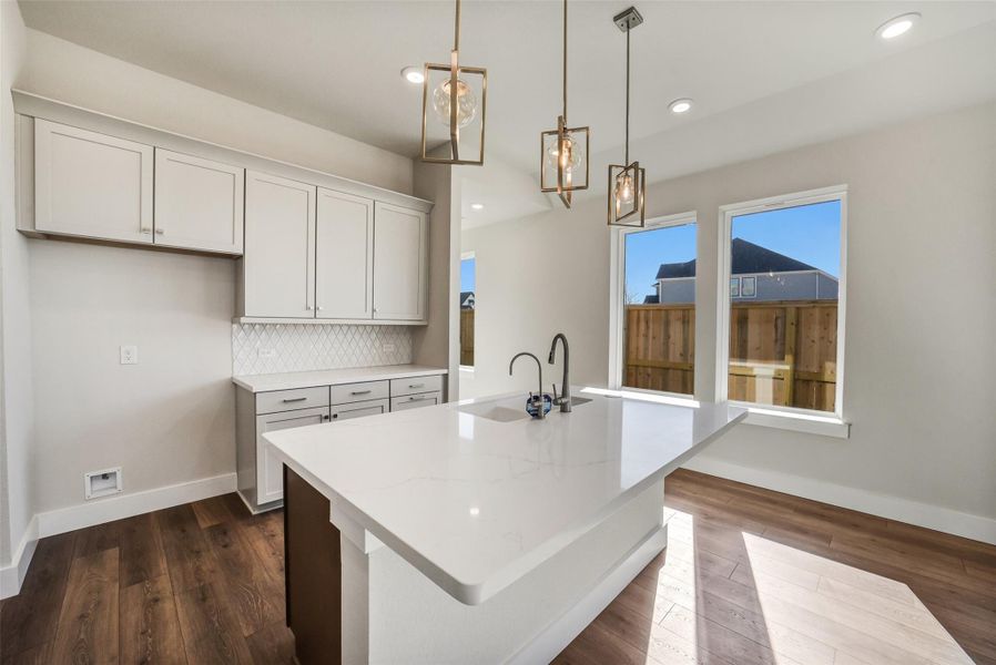 Furnished interior view inside a new home in Sunterra, Katy (Image 10).