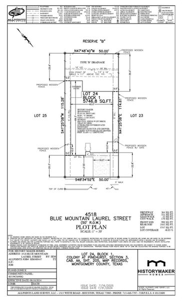 Homesite fit for 4518 Blue Mountain Laurel Street by History Maker Homes!