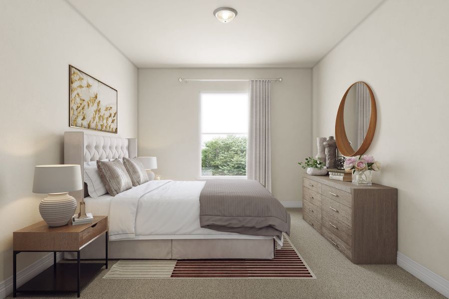 Furnished interior view inside a new home in Mason Woods, Cypress (Image 16). Furnished interior view inside a new home in Mason Woods, Cypress (Image 16).