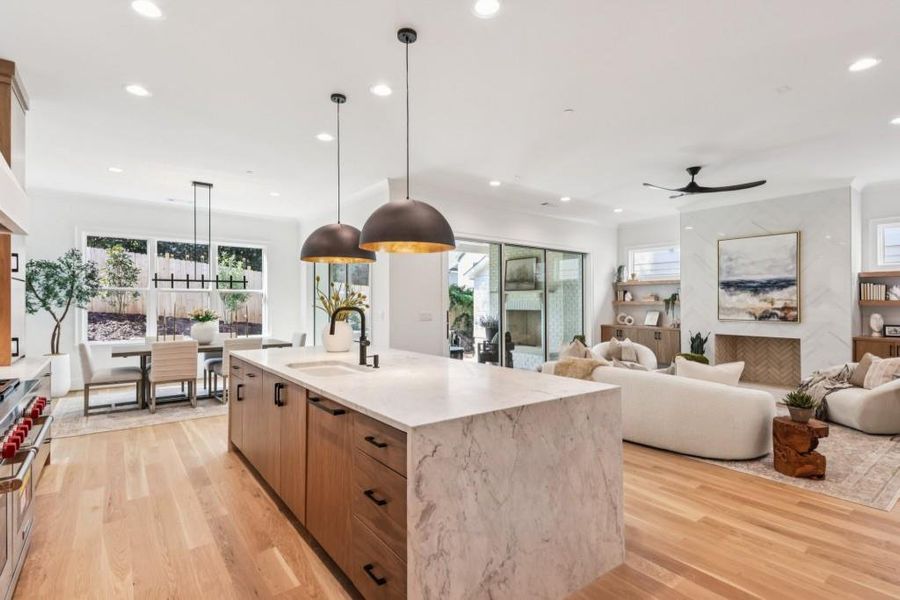 Furnished interior view inside a new home in , Marietta (Image 28).