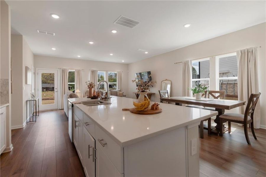 Furnished interior view inside a new home in , Snellville (Image 17).