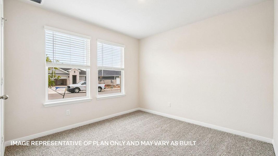Spacious, unfurnished interior of a new home in Trails at Wildhorse, Austin (Image 26).