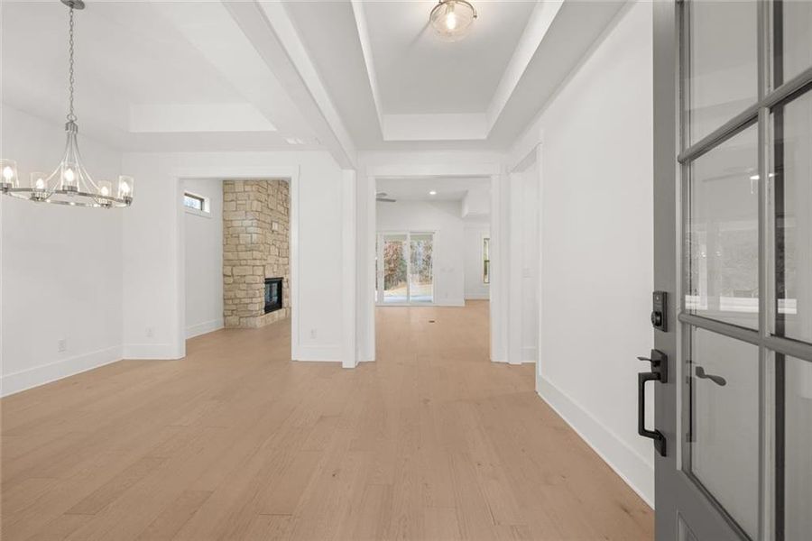 Spacious, unfurnished interior of a new home in Soleil Belmont Park, Canton (Image 19).