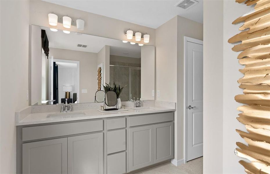 Furnished interior view inside a new home in The Landings at Live Oak Lake, St. Cloud (Image 18).