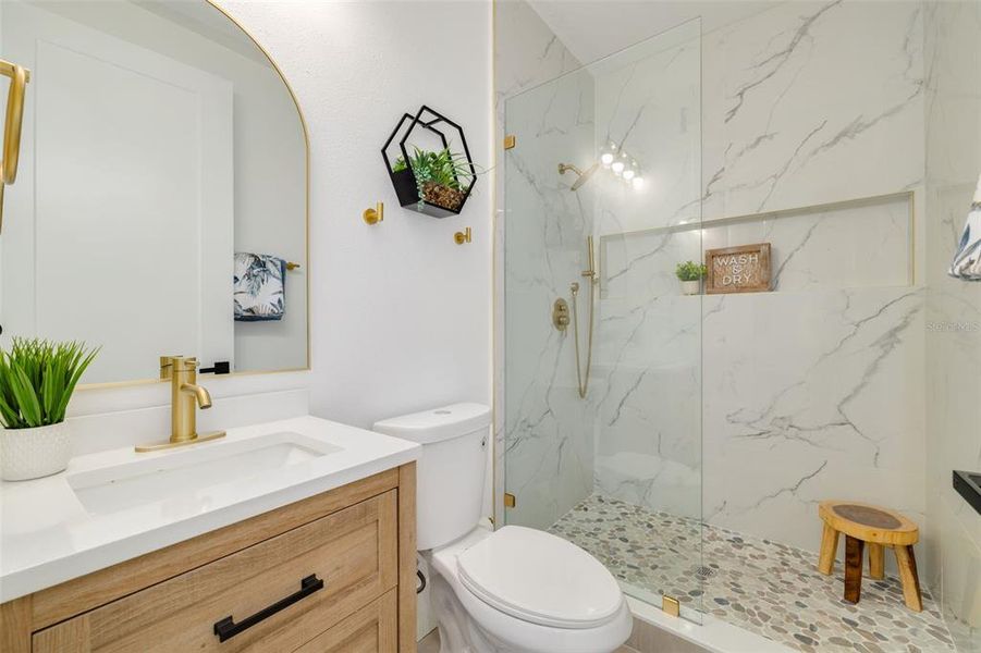 Furnished interior view inside a new home in , St. Petersburg (Image 9).