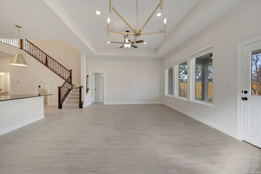 Spacious, unfurnished interior of a new home in Davis Ranch 60', San Antonio (Image 19). Spacious, unfurnished interior of a new home in Davis Ranch 60', San Antonio (Image 19).