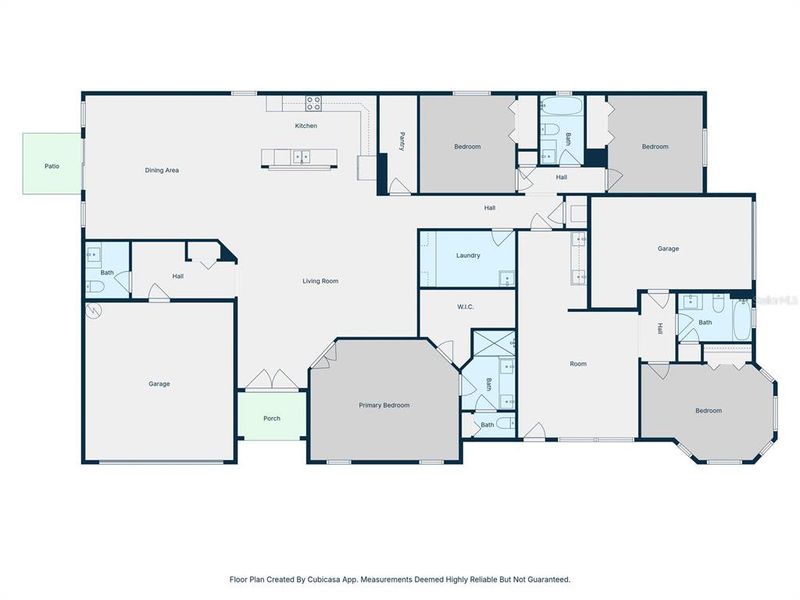 2D floor plan layout of this home in , Tampa, FL (Image 5).