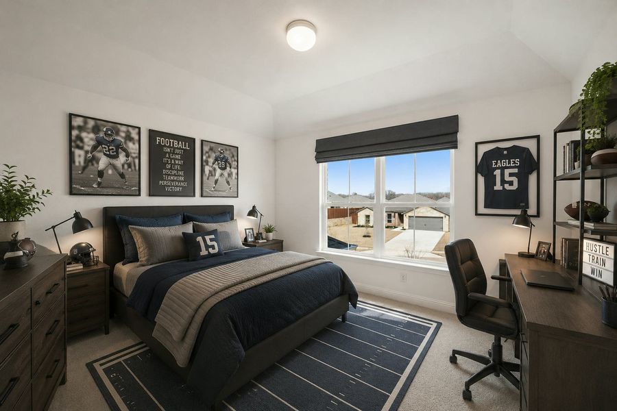 Representative furnished interior of a home built from the Cherry by Kindred Homes in Westside Preserve, Midlothian (Image 19).