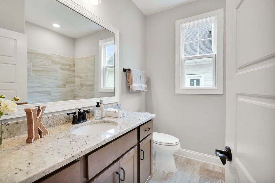 Furnished interior view inside a new home in Brunswick Forest, Leland (Image 6).