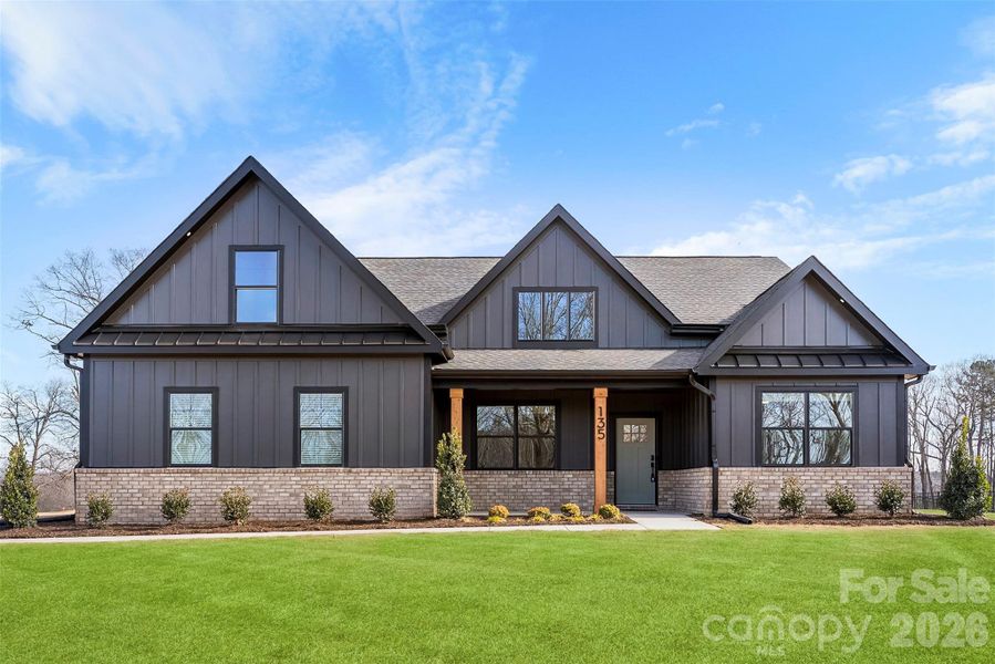 Front exterior of a new home in , Kings Mountain, NC, highlighting curb appeal (Image 2). Front exterior of a new home in , Kings Mountain, NC, highlighting curb appeal (Image 2).