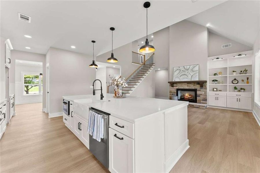 Furnished interior view inside a new home in , Cumming (Image 14). Furnished interior view inside a new home in , Cumming (Image 14).