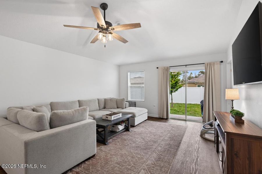 Furnished interior view inside a new home in Cross Creek Express, Green Cove Springs (Image 17).