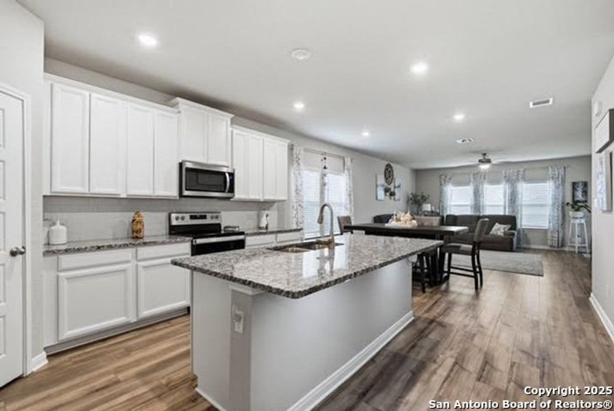 Furnished interior view inside a new home in Legendary Trails - Premier Series, Cibolo (Image 4). Furnished interior view inside a new home in Legendary Trails - Premier Series, Cibolo (Image 4).