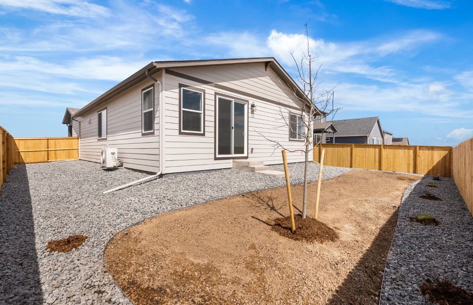 Exterior details and patio area of a home in Wolf Creek Run West, Strasburg (Image 23).
