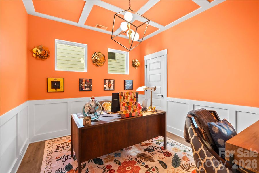 Furnished interior view inside a new home in Villas at Prestwick, Mooresville (Image 30).