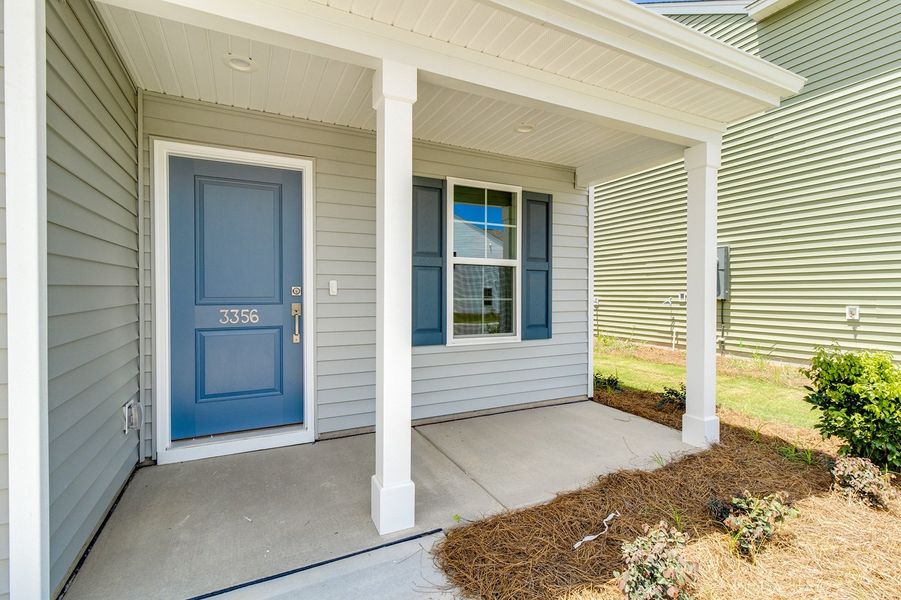 Exterior details and patio area of a home in Bluefield, Lexington (Image 3).