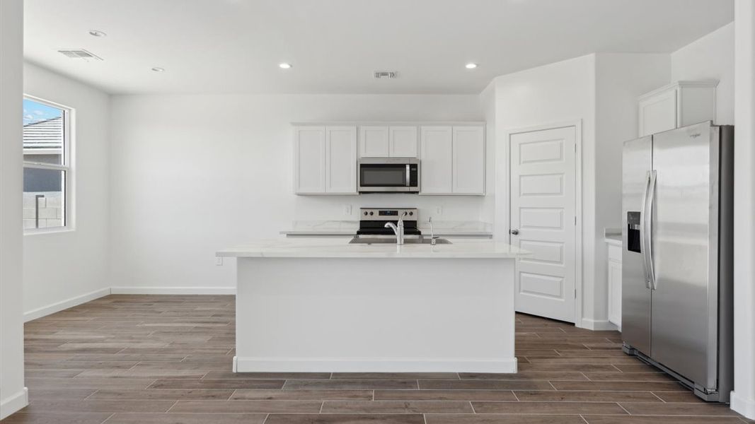 Furnished interior view inside a new home in Entrada Del Oro, Gold Canyon (Image 9).
